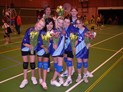 v.l.n.r.Chantal, coach Inge, Hanin, Ellis, Laura, Romy en Jovana