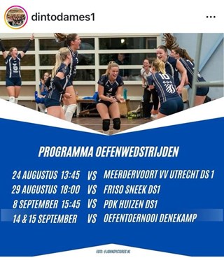 Oefenwedstrijden Dames 1