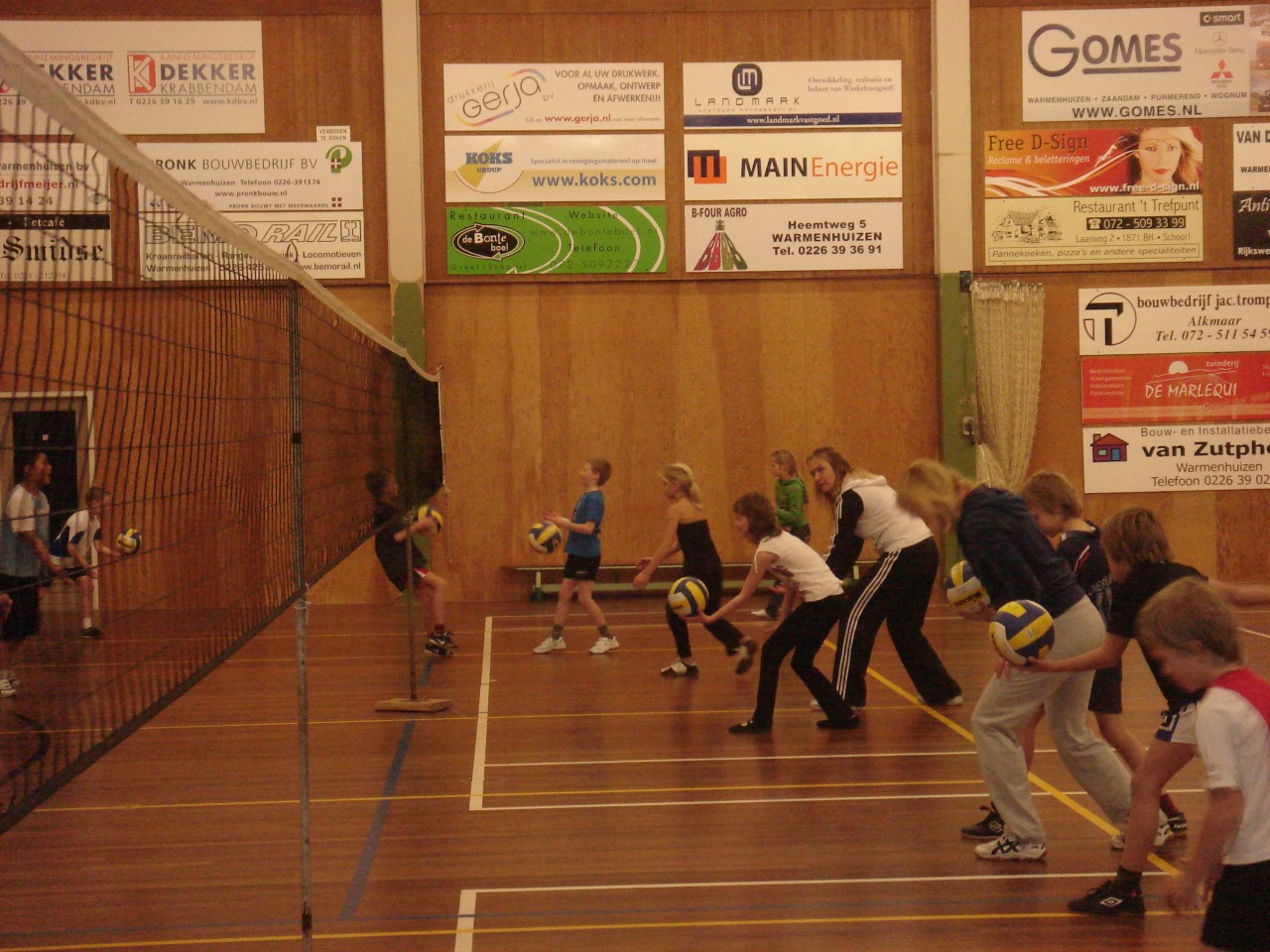 Trainen voor het Scholentoernooi