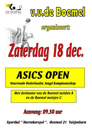 Asics Open in de Harenkarspelhal