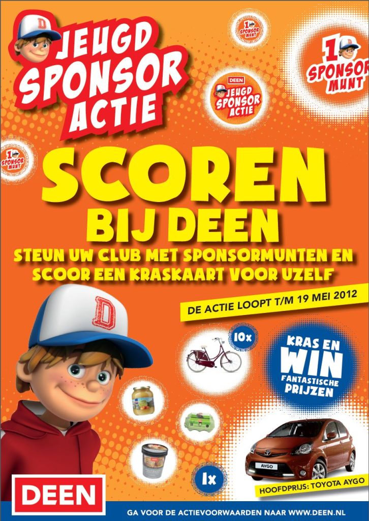 Denken we nog aan de Jeugdsponsoractie van Deen?