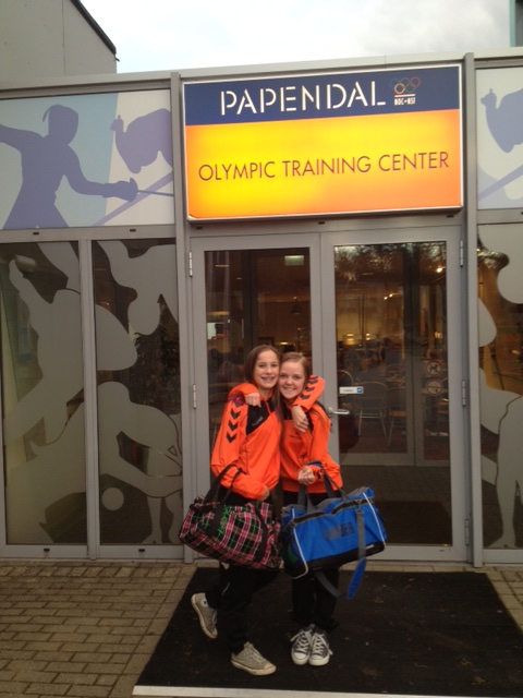 Amber en Indra op Papendal