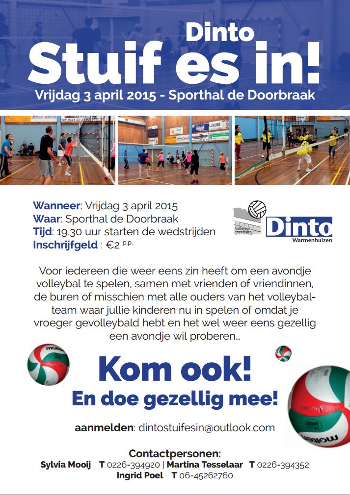 Dinto Stuif es in Volleybal