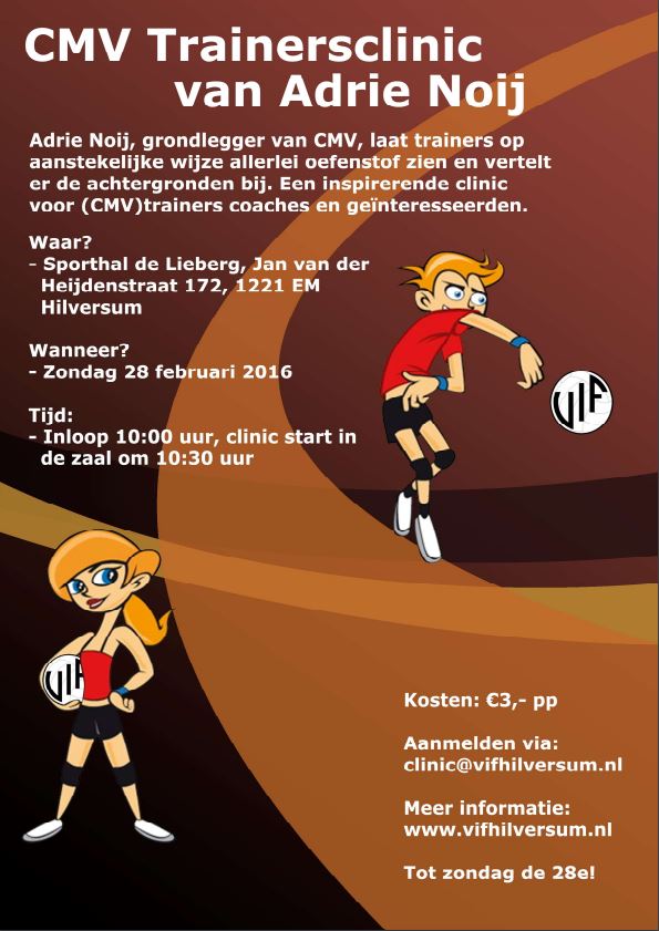 CMV Trainersclinic Adrie Noij in Hilversum