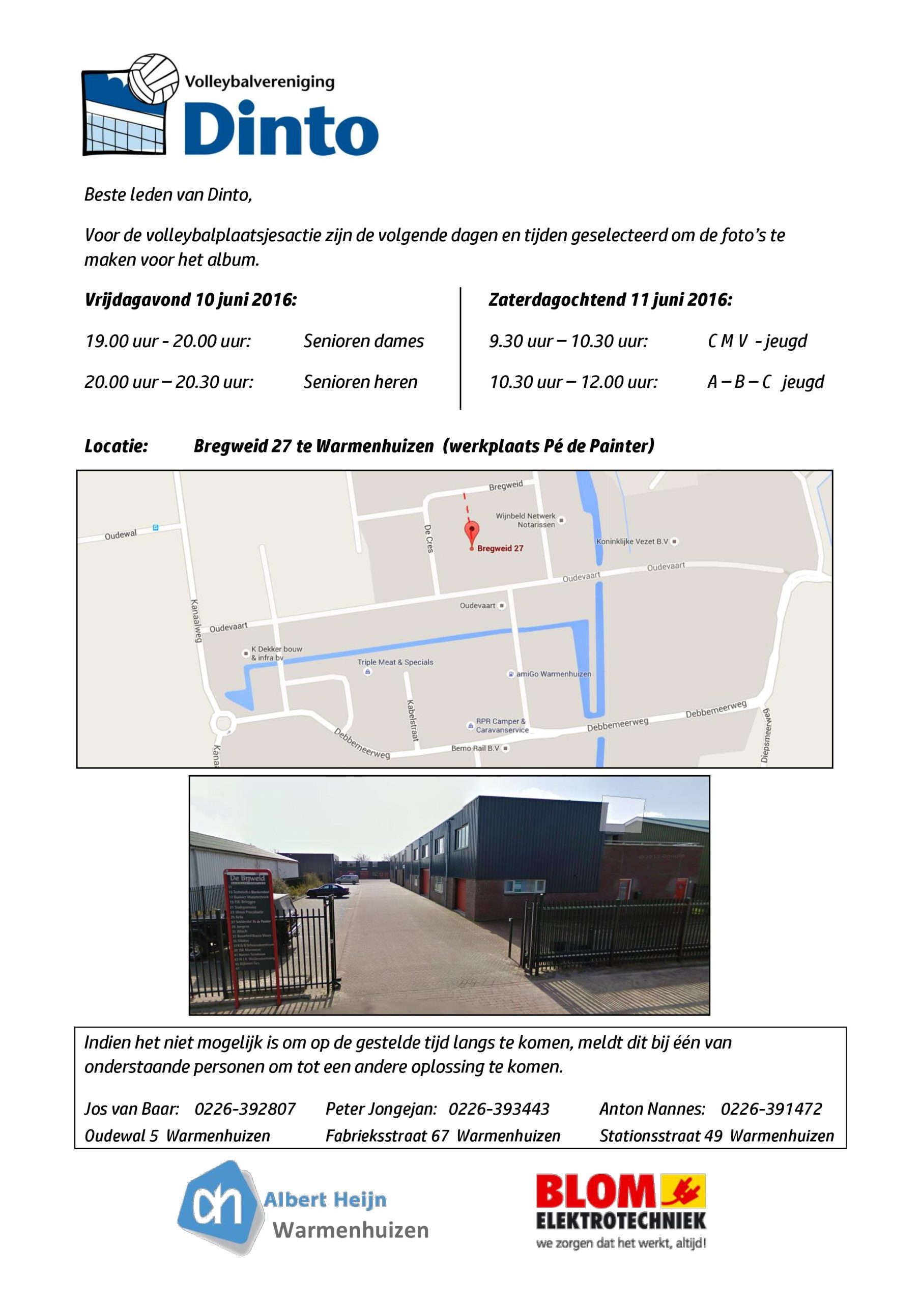 Data fotoshoot volleybalplaatjesactie AH bekend!