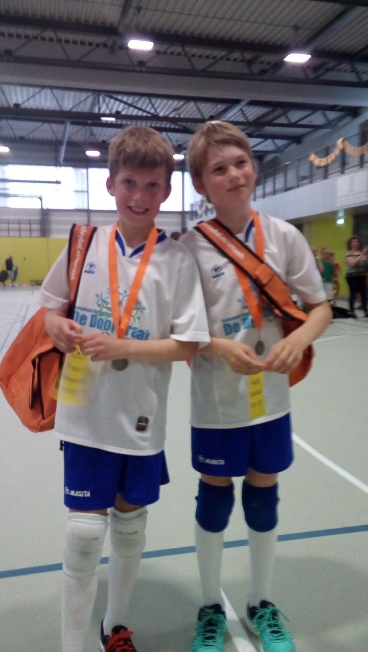 Logan en Sten 2e op NK Smashball !