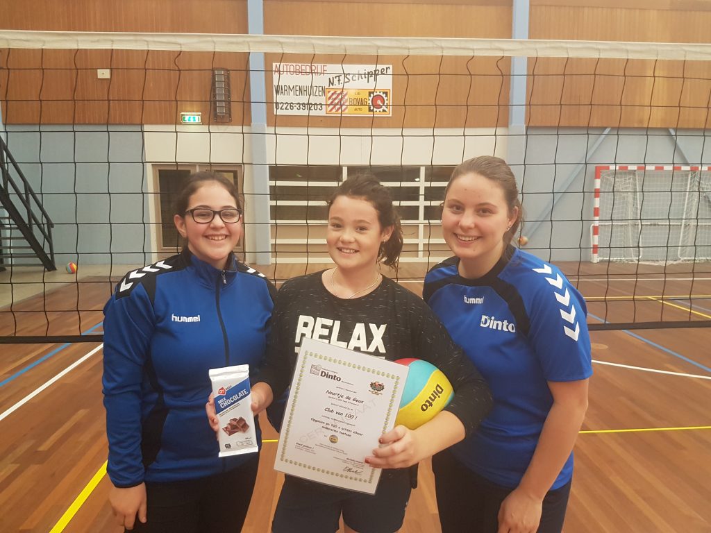 Noortje de Geus, lid van de club van 100!