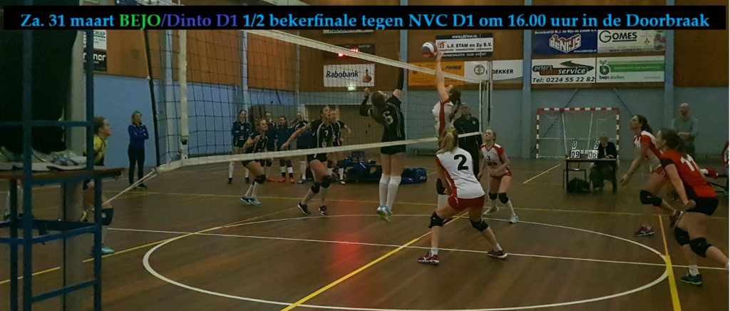 Halve finale beker Bejo/Dinto Ds 1  –  NVC Ds 1