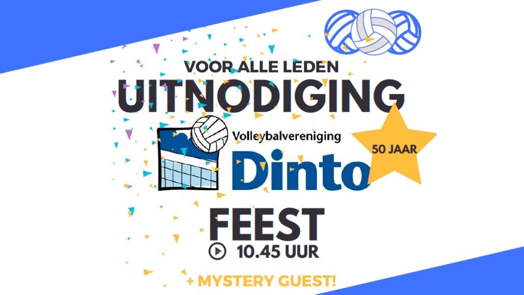 Sluitingsdatum jubileumfeest nadert