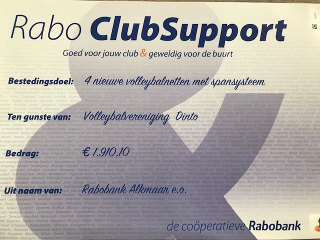 Uitslag Rabo Clubsupport Campagne