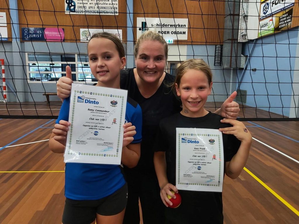 Romy en Kees lid van de club van 100 !