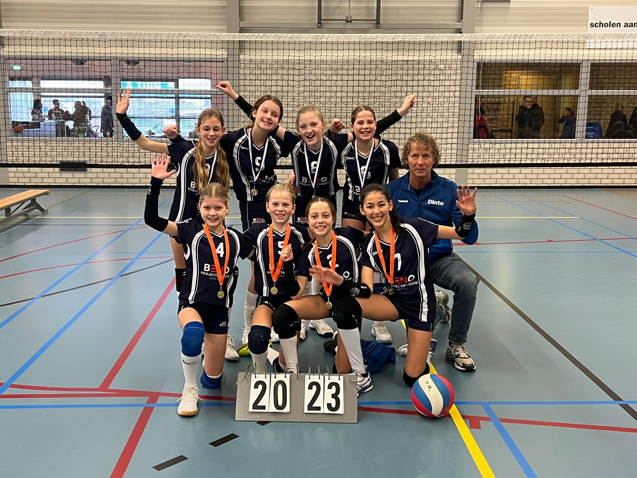 CMV Dinto 1 kampioen, tweede plaats voor Dinto 2