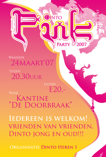 VANAVOND DINTO FEEST ”PINK PARTY”